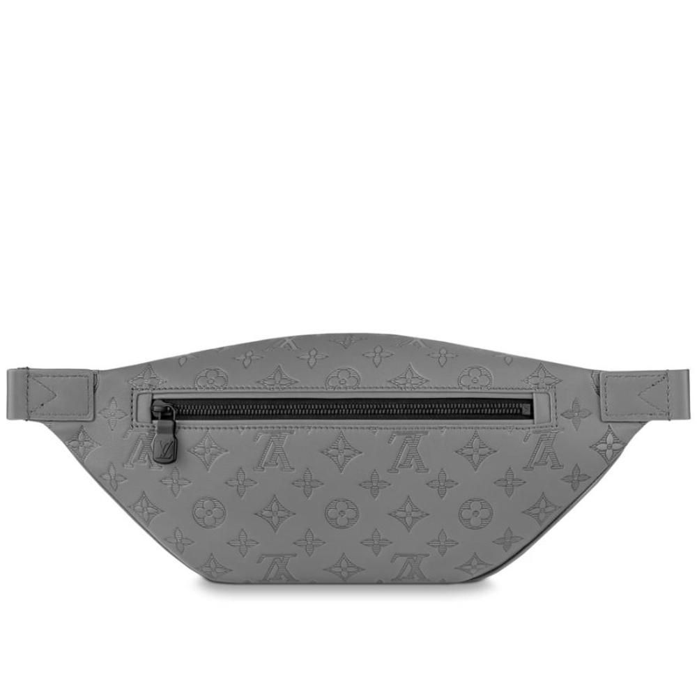 Louis Vuitton Bum Bag Waist Bag Body Bag Grey Monogram Shadow Leather - Picture 7 of 7